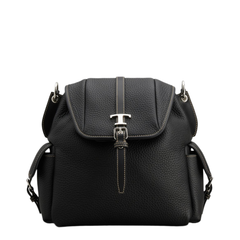 T Timeless Mini Goat Leather Backpack - Black