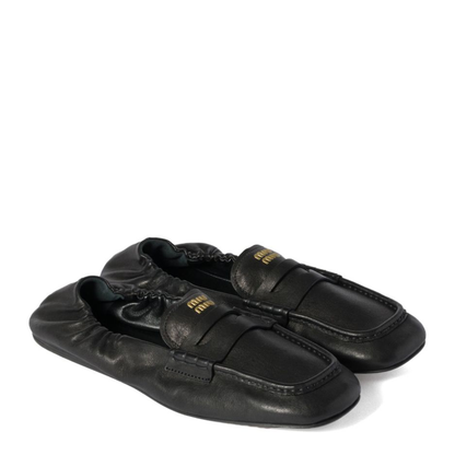 MAYFEYR - Miu Miu - Flat Shoes Black - 5D341EEFXF0002