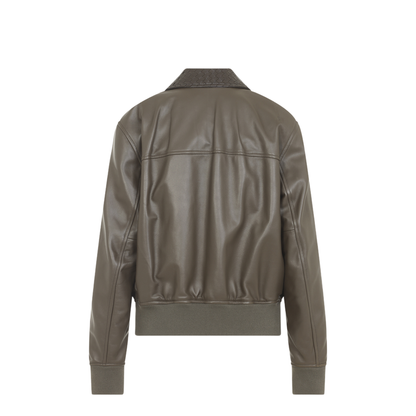 MAYFEYR - Bottega Veneta - Leather Bomber Jacket - 874736V61D0