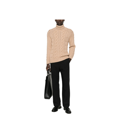 MAYFEYR - Brunello Cucinelli - Cable-Knit Roll-Neck Cashmere Sweater - MA2301503