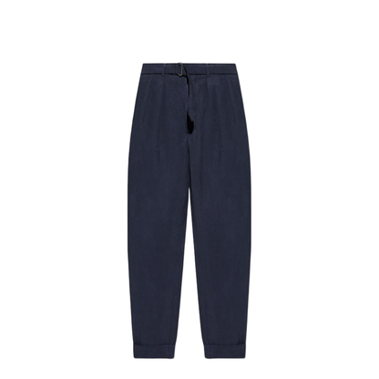 Pierre Cotton-linen Pants In Blue