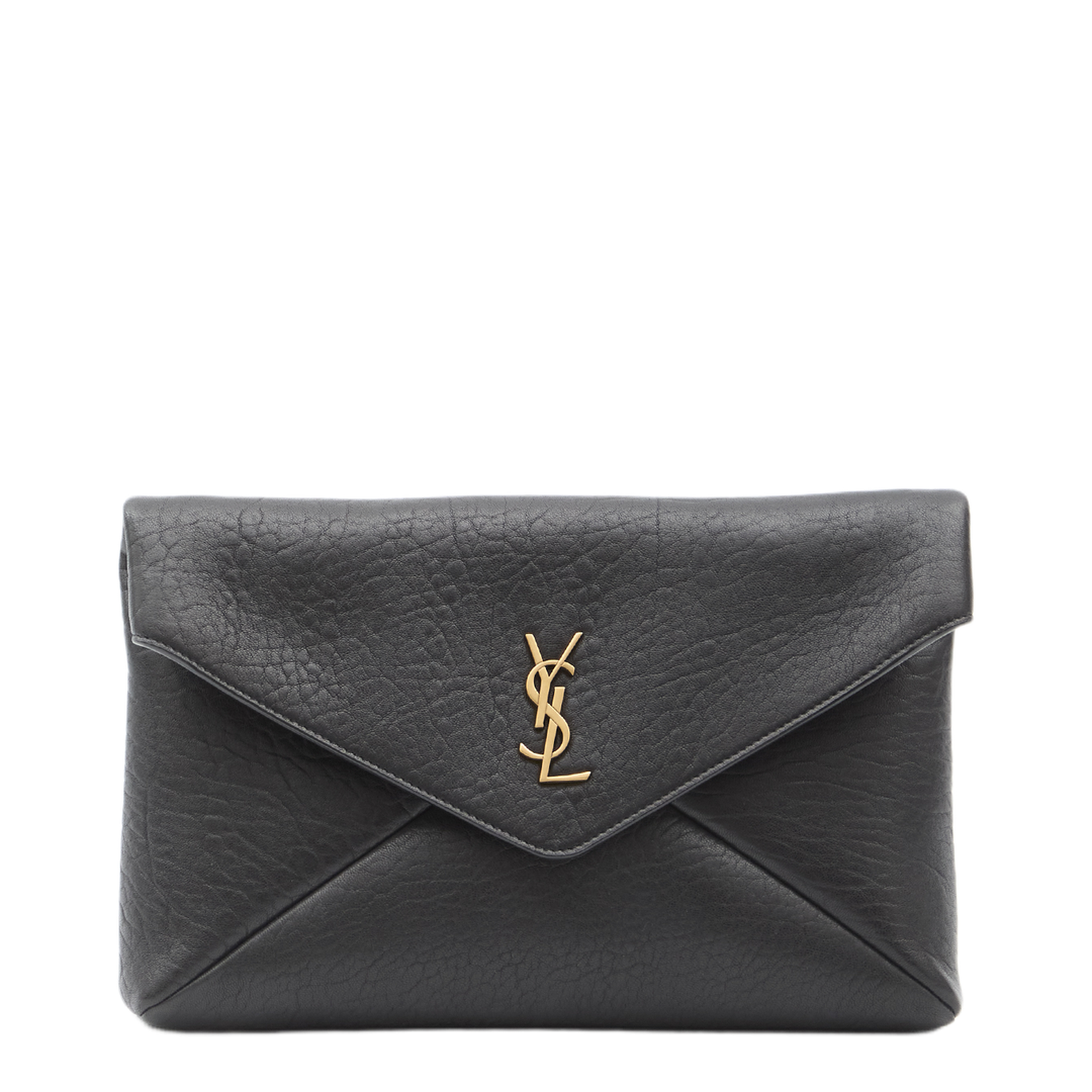 MAYFEYR - Saint Laurent - Pouch On Chain In Lambskin In Black - 853610AACYT1000