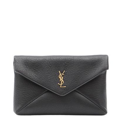 MAYFEYR - Saint Laurent - Pouch On Chain In Lambskin In Black - 853610AACYT1000