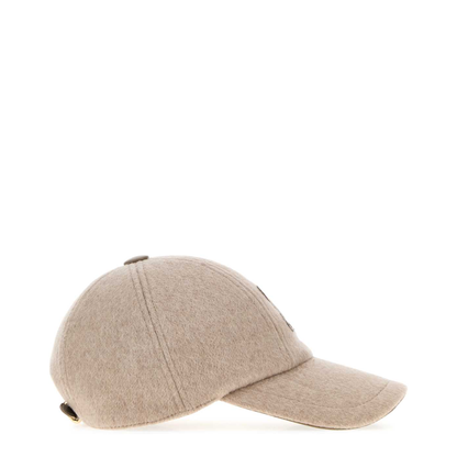 MAYFEYR - Max Mara - Cappuccino Cashmere Ordine Baseball Cap - 2624576011600032