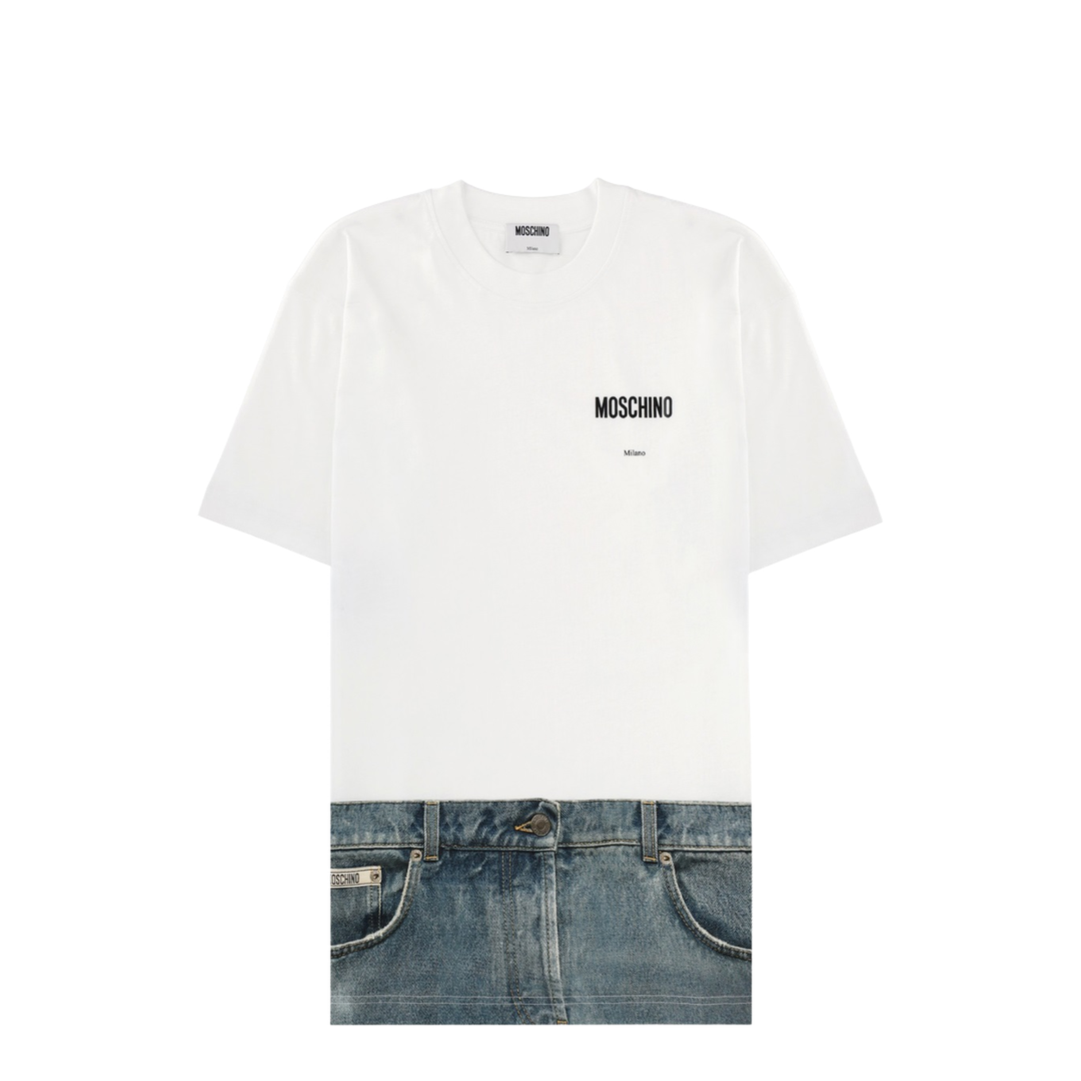 MAYFEYR - Moschino - Printed Organic Cotton Jersey T-Shirt - 072305411001