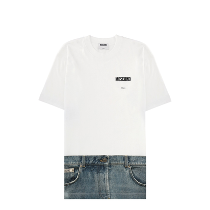 MAYFEYR - Moschino - Printed Organic Cotton Jersey T-Shirt - 072305411001