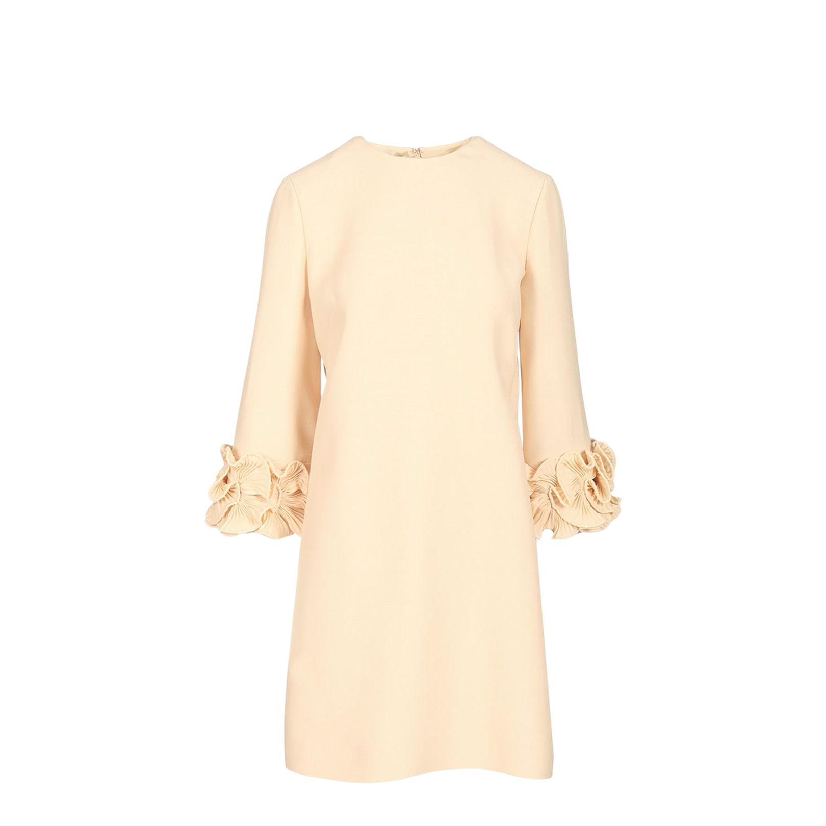 Solid Crepe Couture Dress