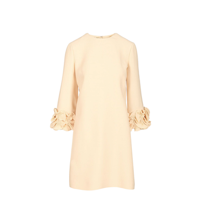 Solid Crepe Couture Dress