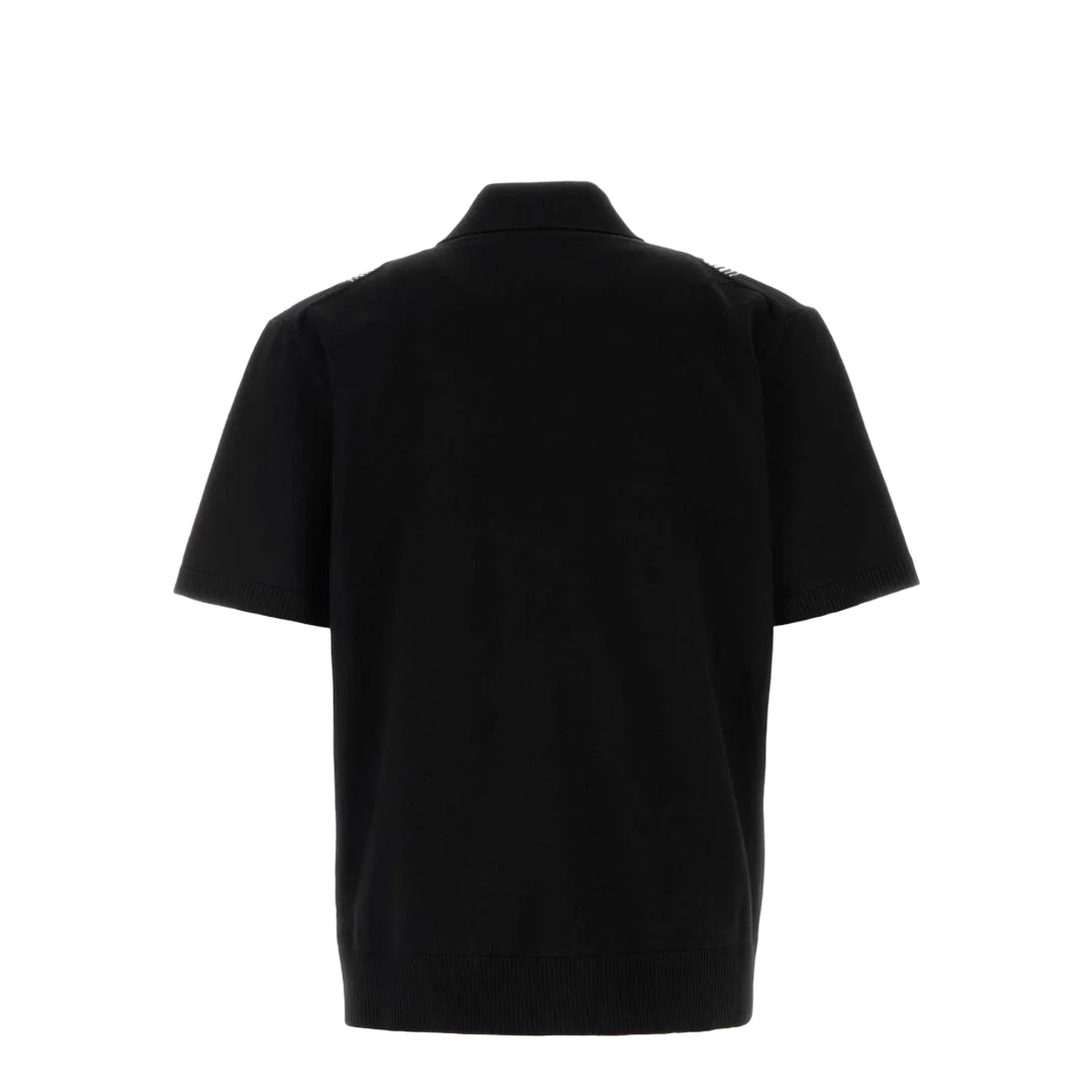 Black Wool Blend Shirt