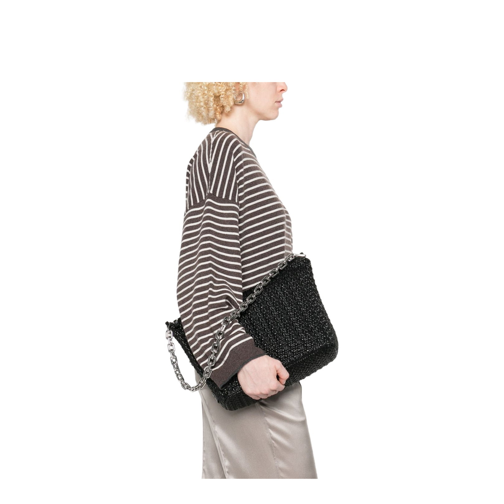 Quilted Medium Hobo Bag