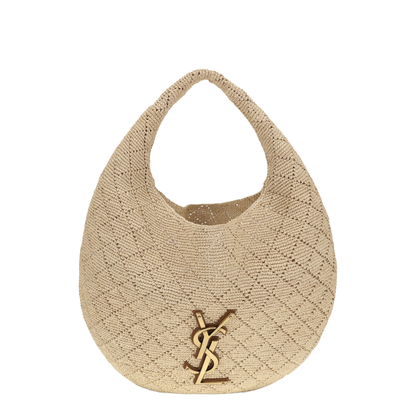 MAYFEYR - Saint Laurent - Icare Hobo Bag In Raffia - 868740GAAGT