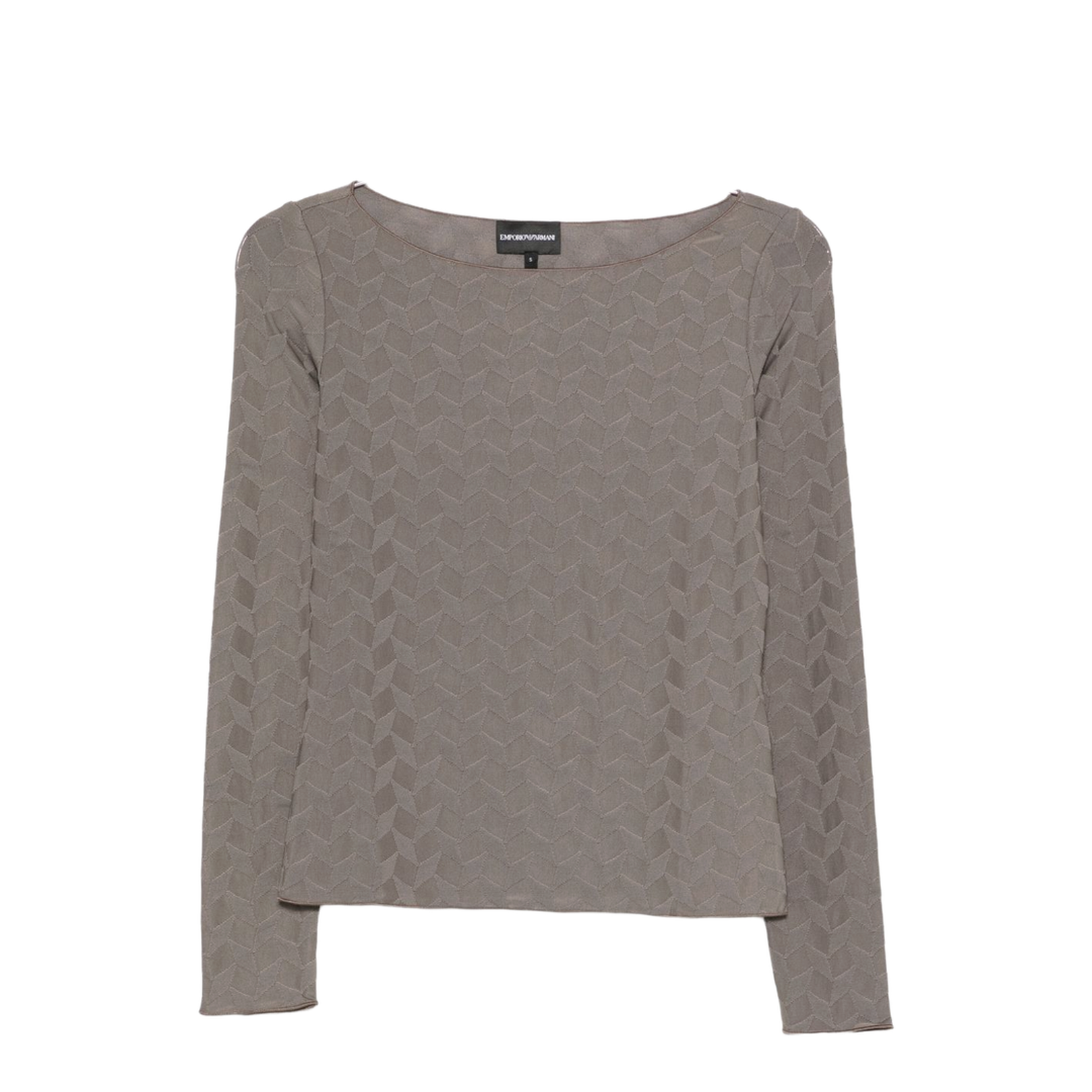 Boat-neck jumper
