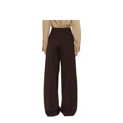 Billie Wool Blend Wide-Leg Trousers