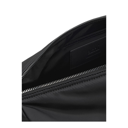 Black Nylon Canvas Large Marcel Backpack