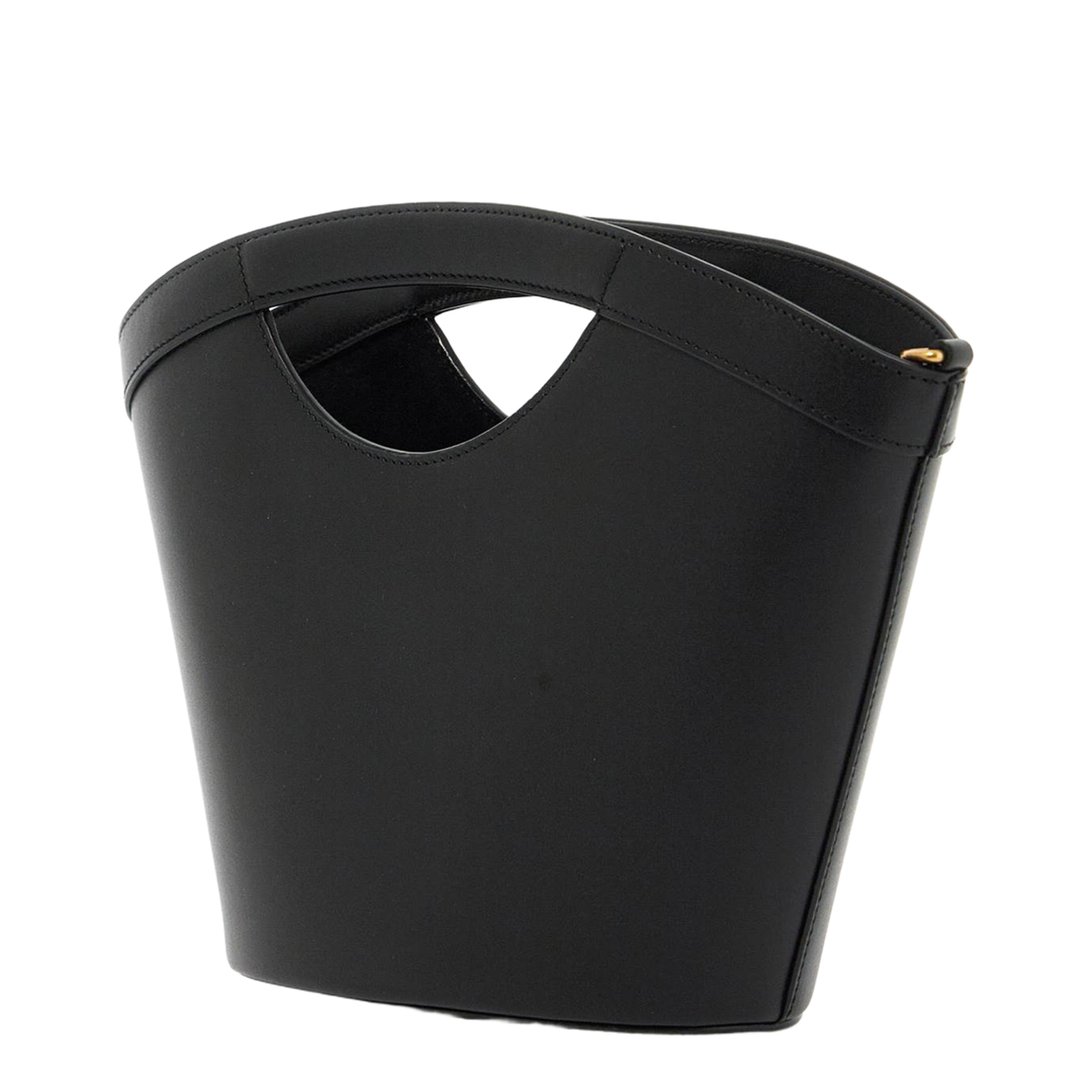 Celia Mini Leather Tote Bags - Black