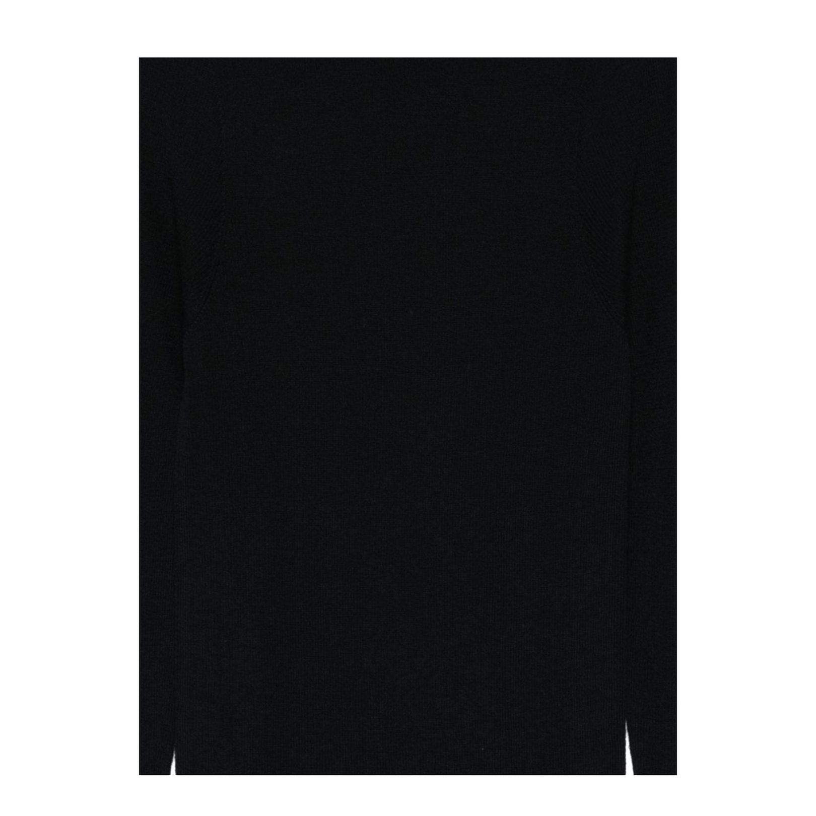 Black Mock Neck Sweater