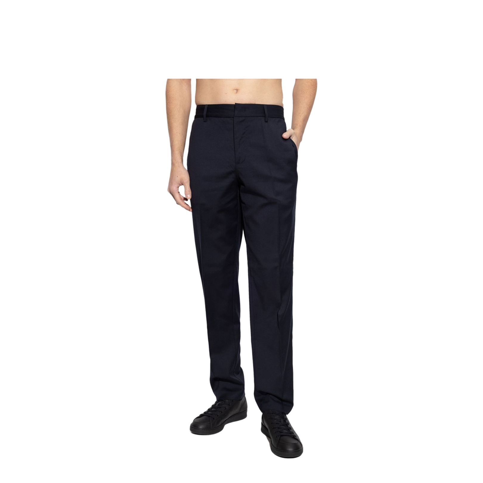 Lightweight Virgin Wool-Blend Twill Chinos