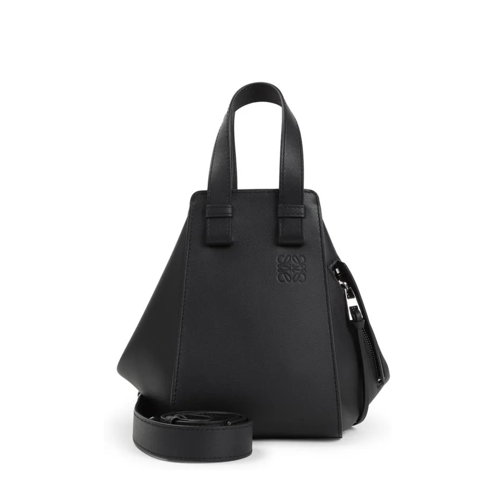 Compact Hammock Bag in Classic Calfskin