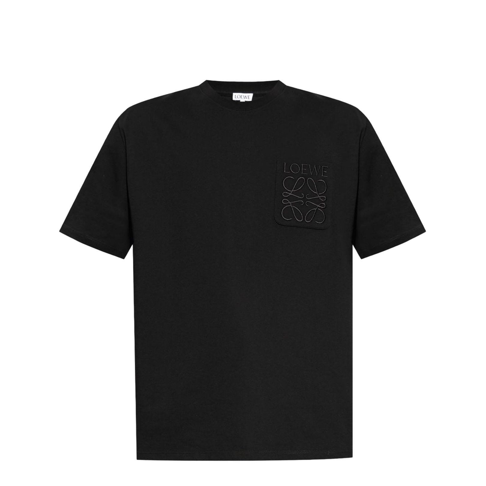 Relaxed Fit T-Shirt in Cotton Black