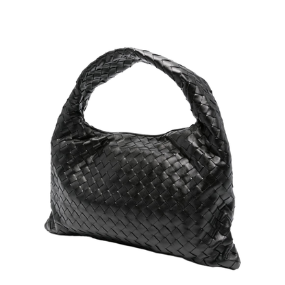 Hop Small Leather Shoulder Bags - Black