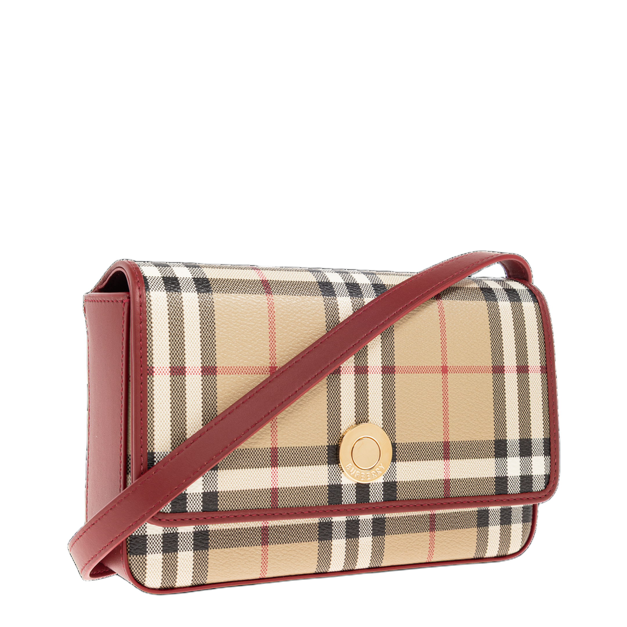MAYFEYR - Burberry - Hampshire Shoulder Bag - 8116316B9724VNTGCHKRUBY