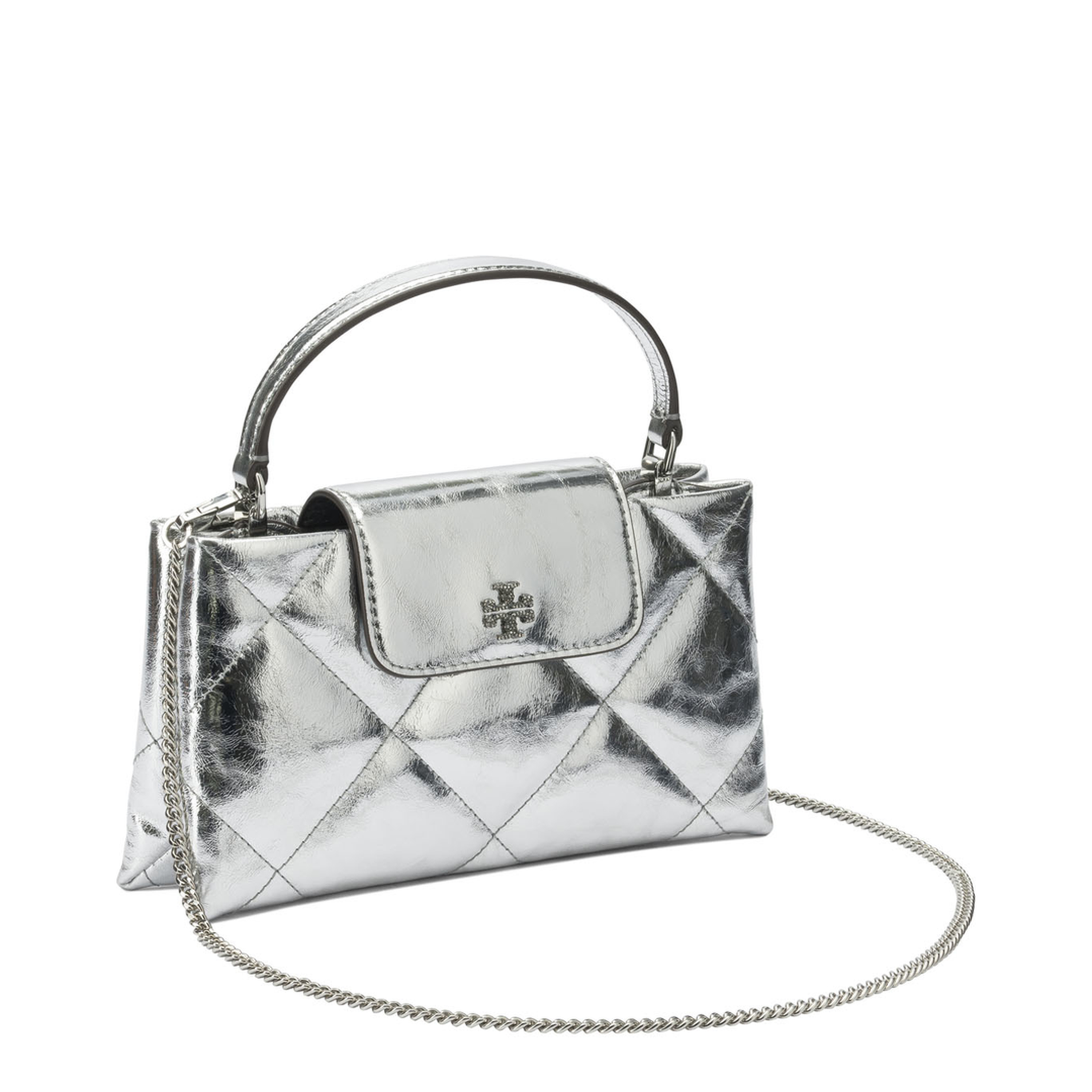 Mini Kira Diamond-Quilted Tote Bag