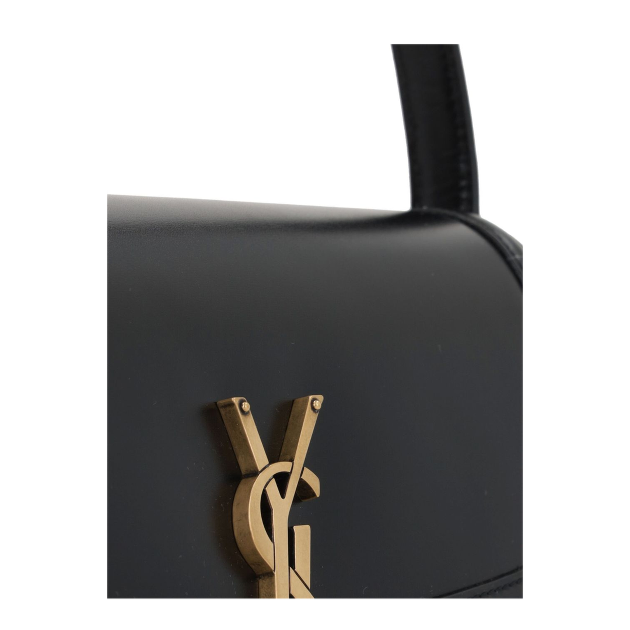 Solferino Medium Leather Shoulder Bag - Black