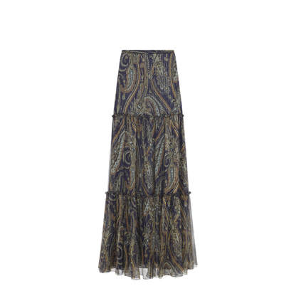 MAYFEYR - Etro - Long Silk Skirt - WRFA021699SAA18X0883