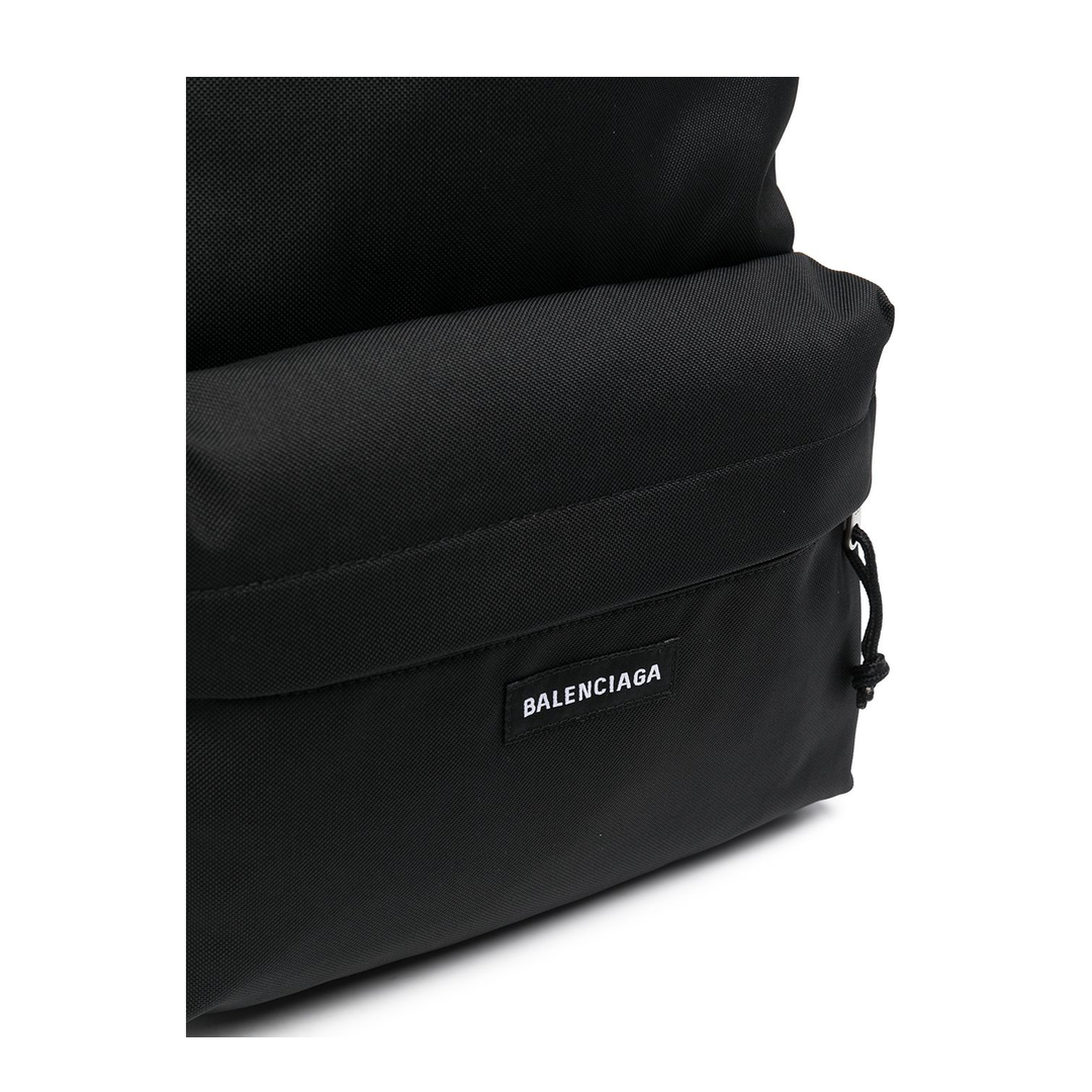 Explorer Nylon Backpack in Black