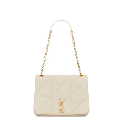 Jamie Medium Lambskin Shoulder Bags - White