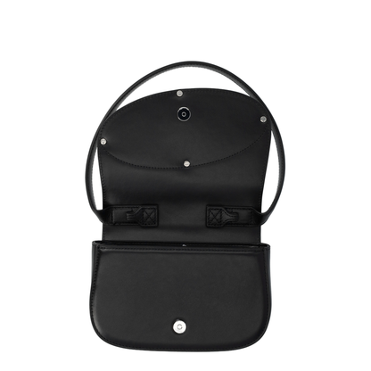 1DR-Iconic Nappa Leather Shoulder Bag - Black