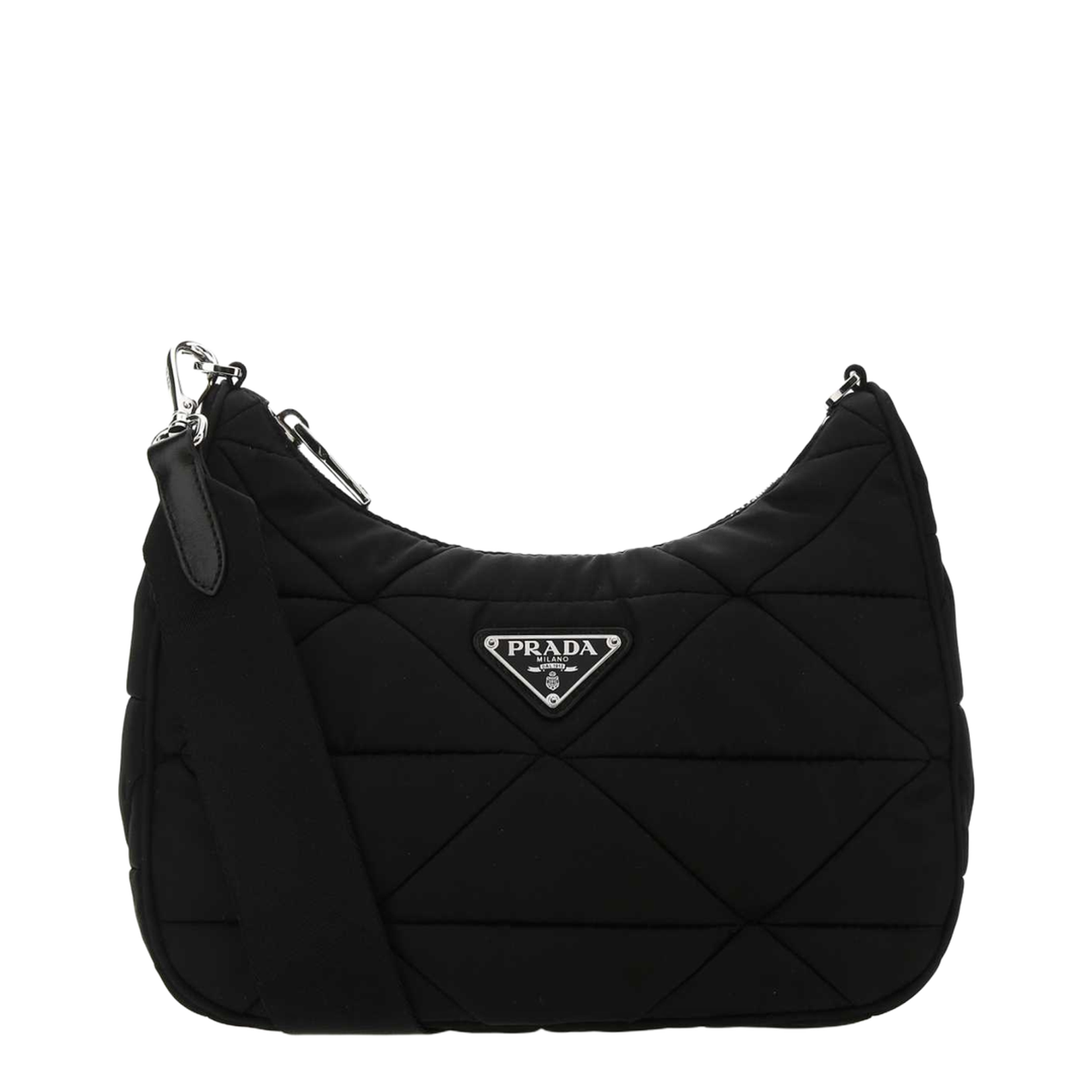 Re-Nylon Padded Hobo Bag