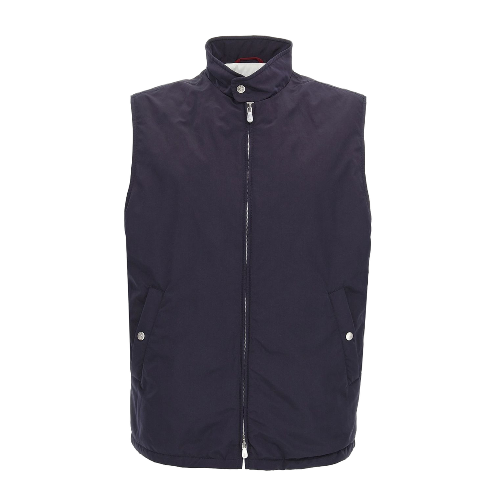 Sleeveless High Neck Nylon Vest