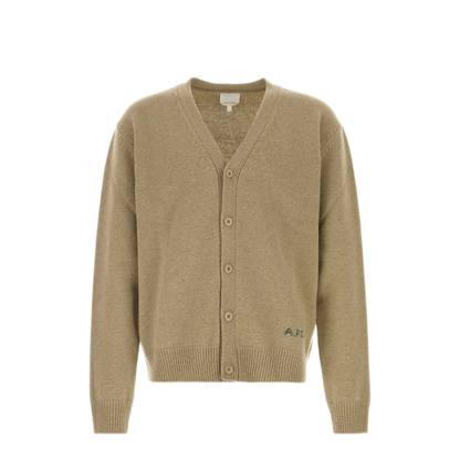 MAYFEYR - A.P.C. - Kevin Cardigan Beige Wool - WOASWH22020PBC