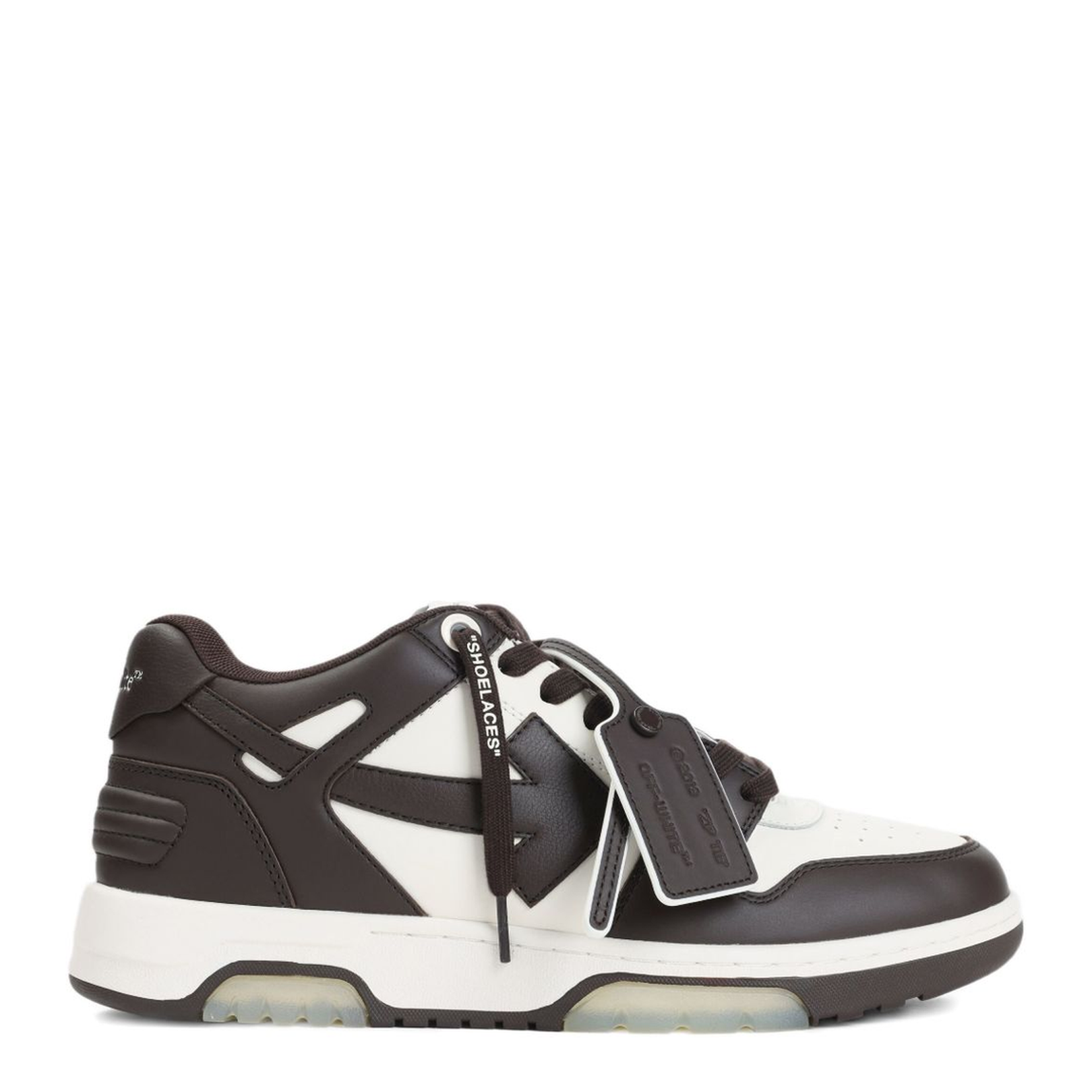 Out Of Office OOO Low Tops Chocolate White
