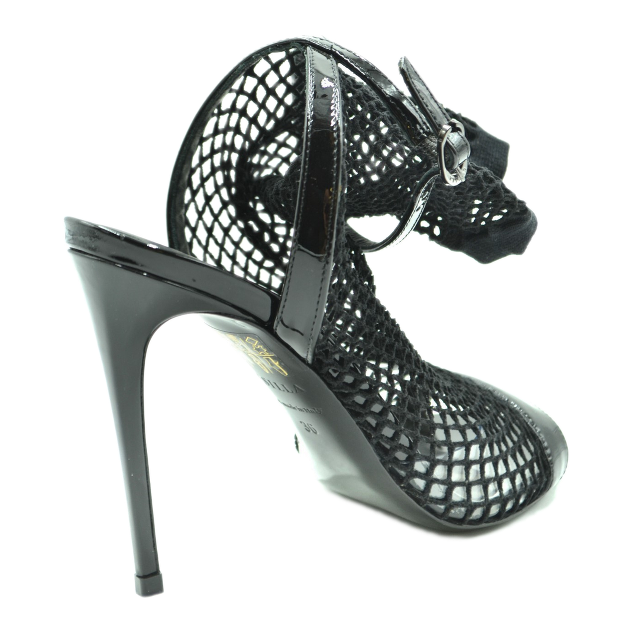 MAYFEYR - LE SILLA - Black Canvas Sandals - 8503Q100