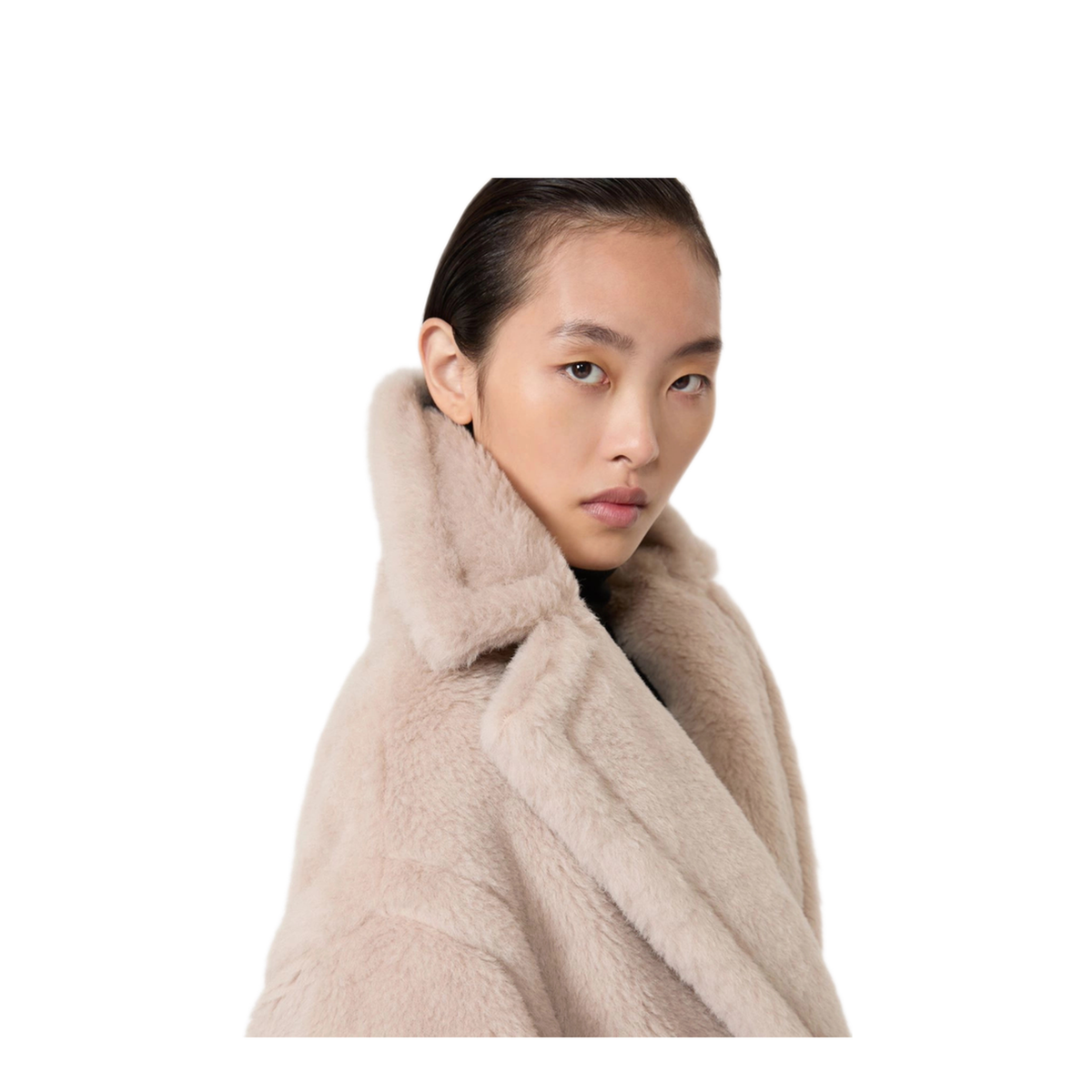 Coat In Alpaca And Wool