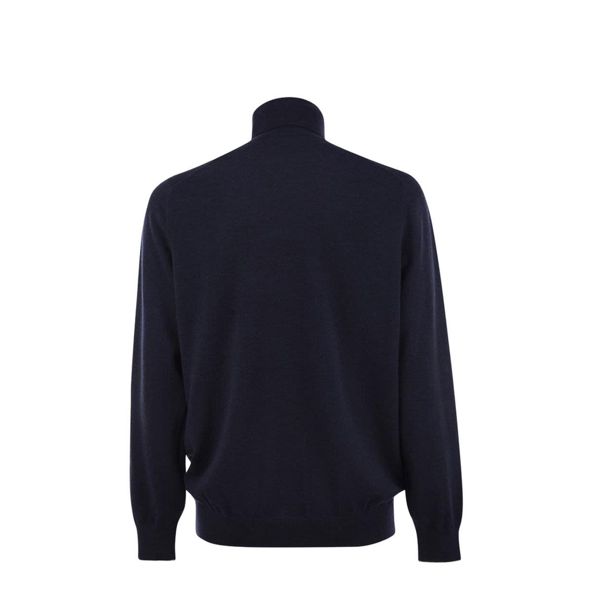 Blue Cashmere Turtleneck