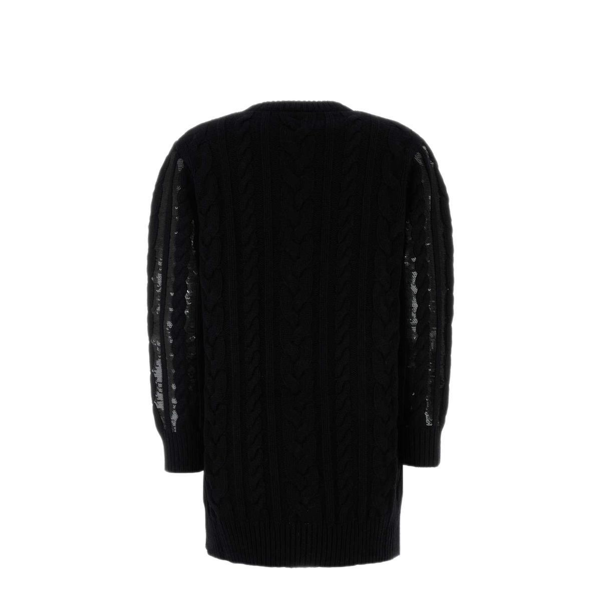 MAYFEYR - Max Mara - Black Wool Blend Mambo Sweater Dress - 2511321011600007