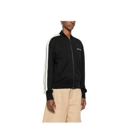 MAYFEYR - Palm Angels - Classic Logo Track Bomber Jacket Black Off - PWBD050C99FAB0021003
