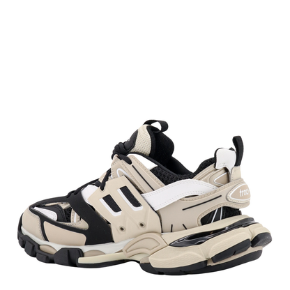 Track Sneakers in Beige/Black