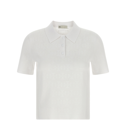 MAYFEYR - Tory Burch - Pointelle Viscose Polo Shirt - 182085100