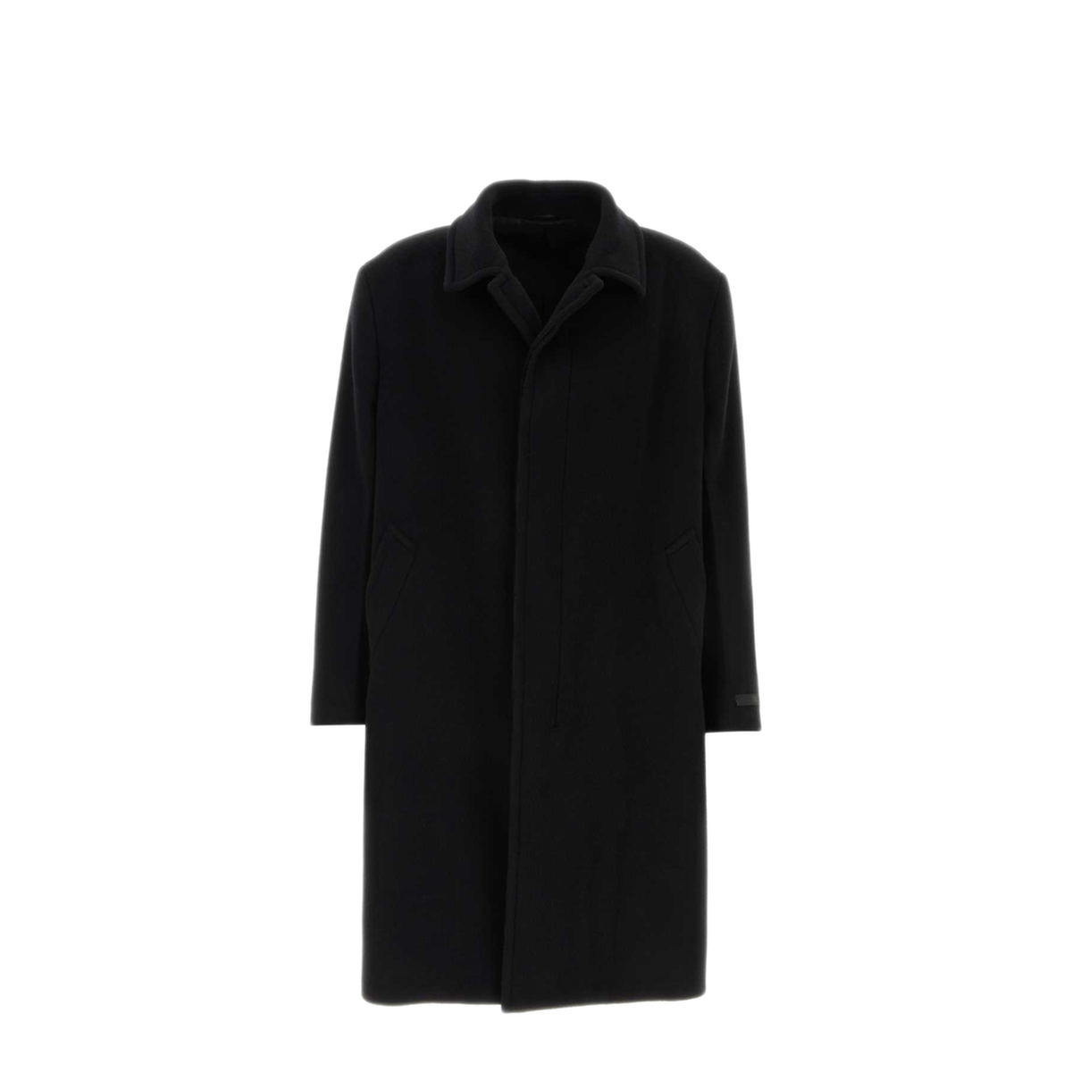 MAYFEYR - Prada - Black Wool Blend Coat - UC595MSOOO1742F0002