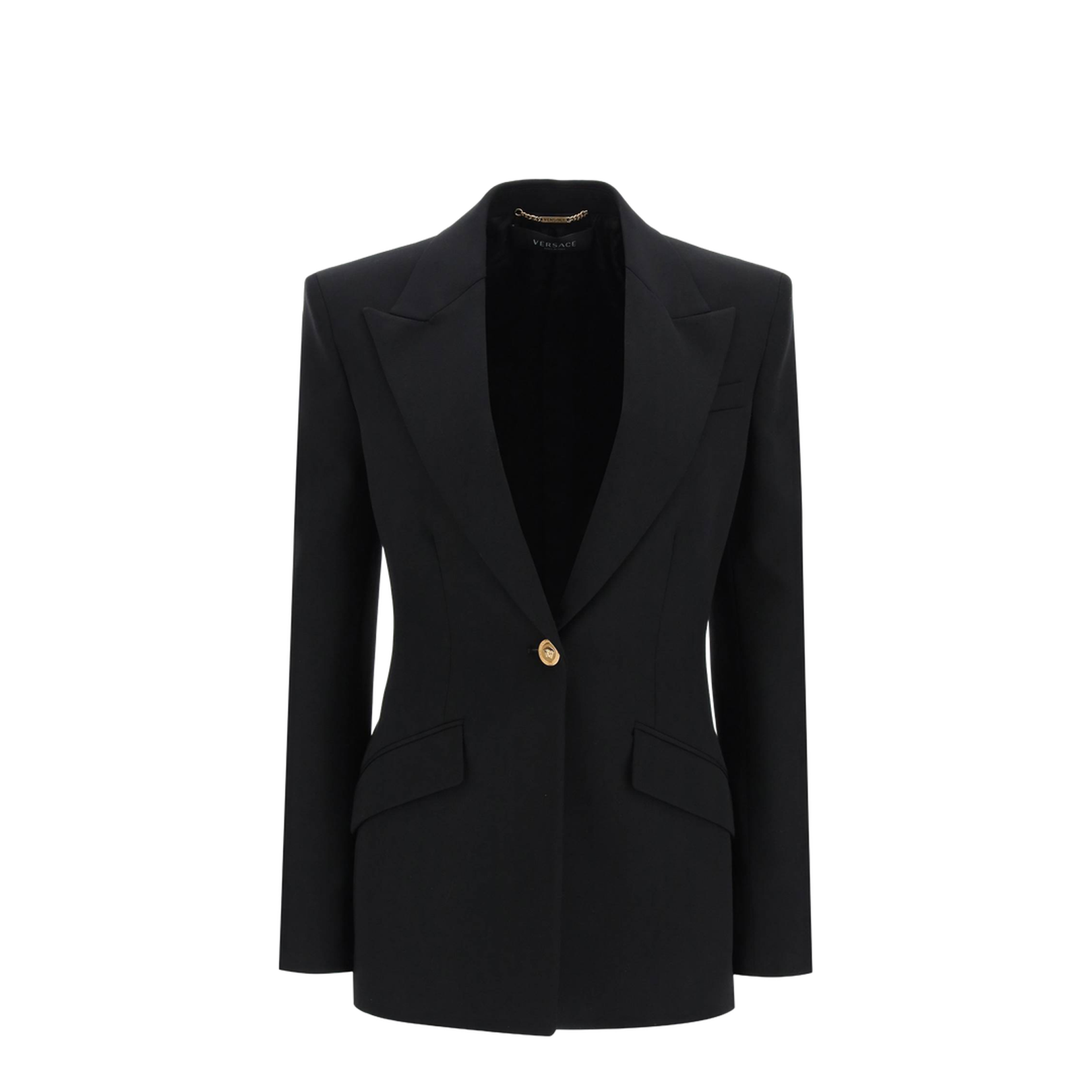 Single-Breasted Jacket Black