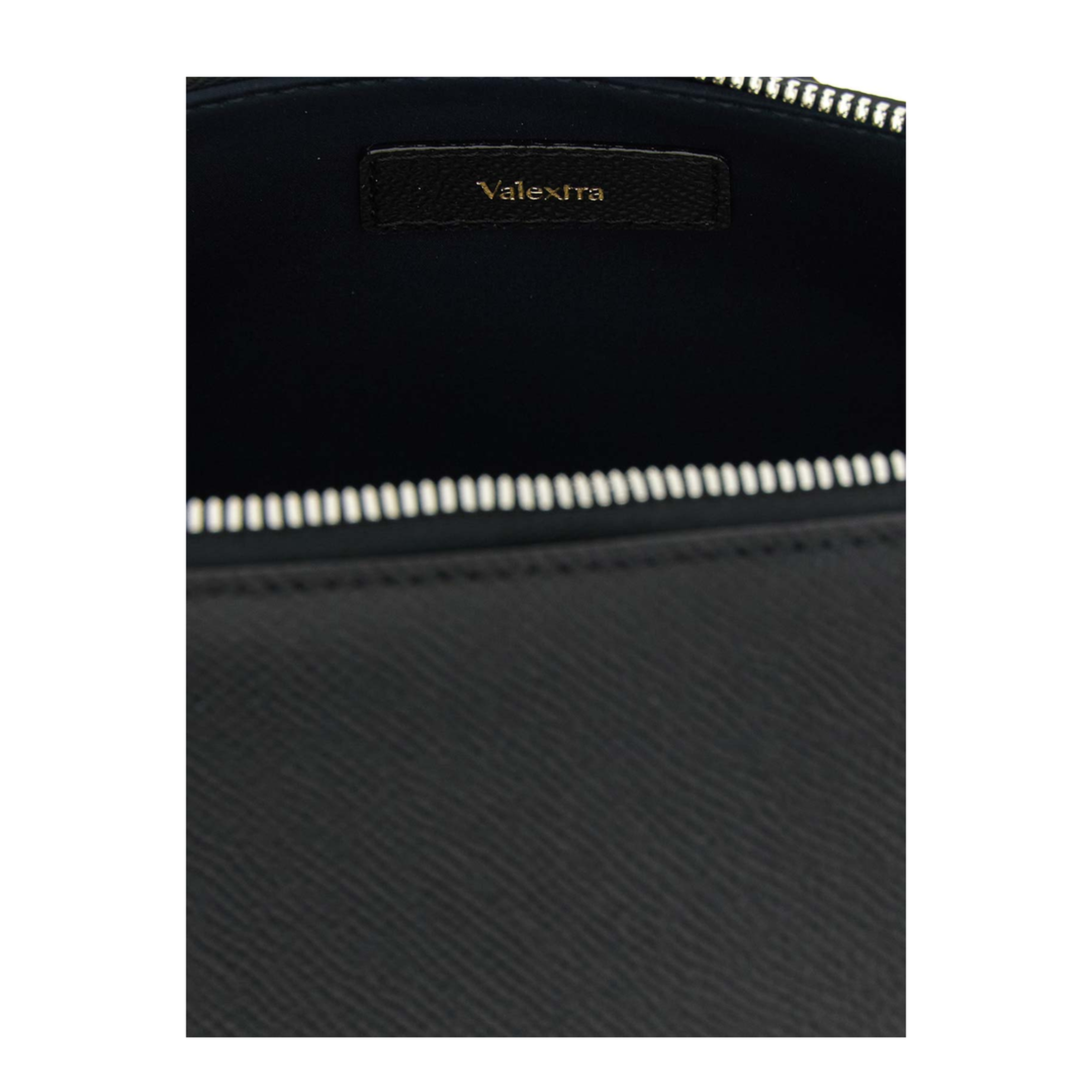 Valextra V-Line Crossbody Vanity Bag - Black