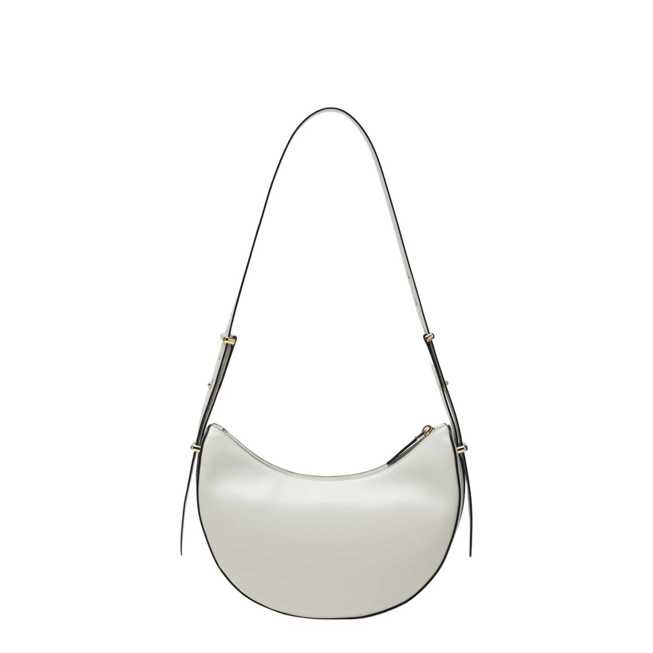 MAYFEYR - Prada - Arqué Medium Shoulder Bag In White Leather - 1BC274OOOASKF0PG7