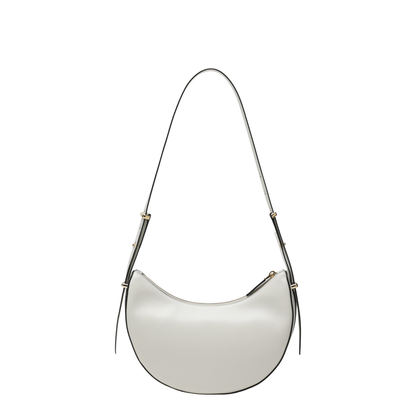 MAYFEYR - Prada - Arqué Medium Shoulder Bag In White Leather - 1BC274OOOASKF0PG7