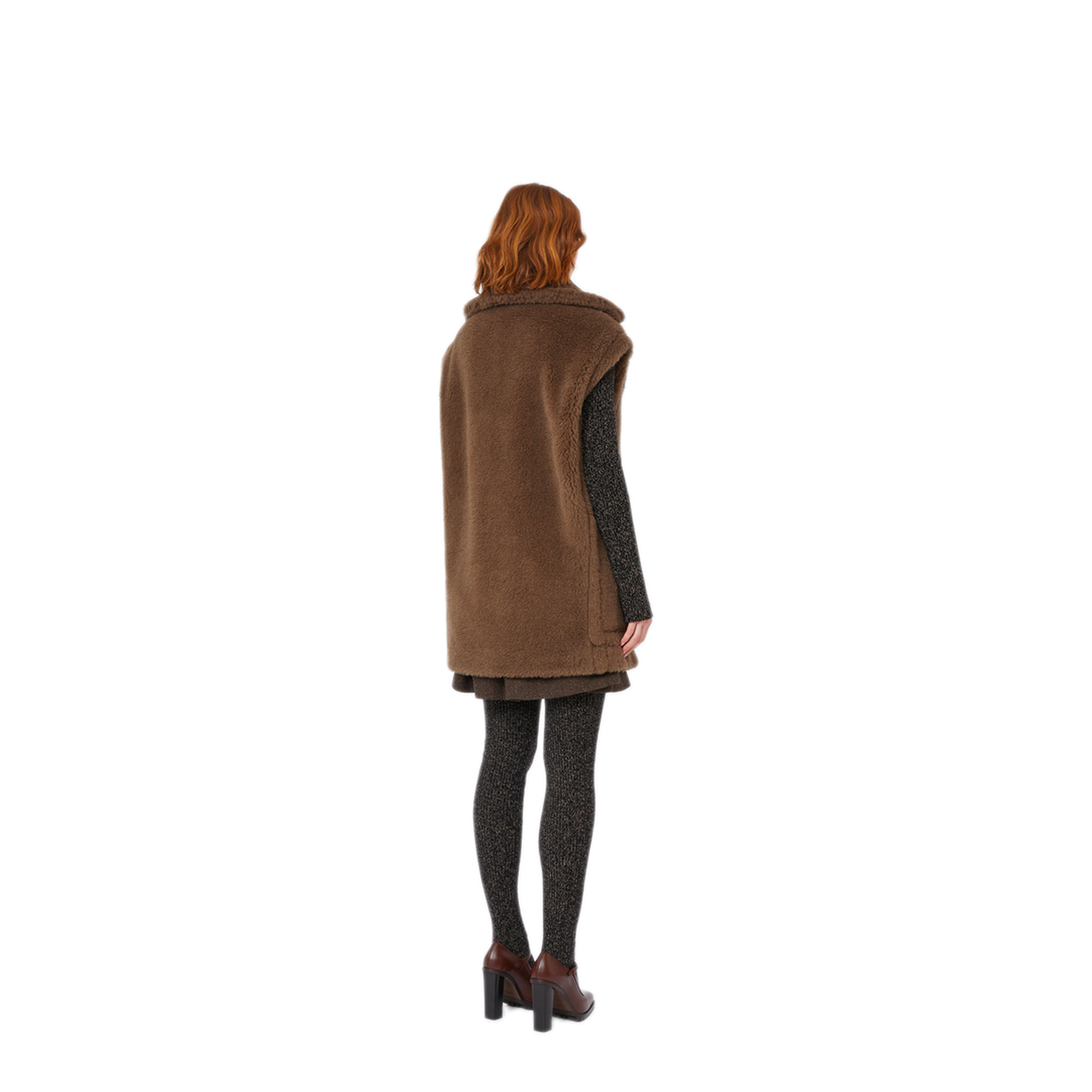 MAYFEYR -  - Alpaca And Wool Teddy Vest - BORMIDA1234004
