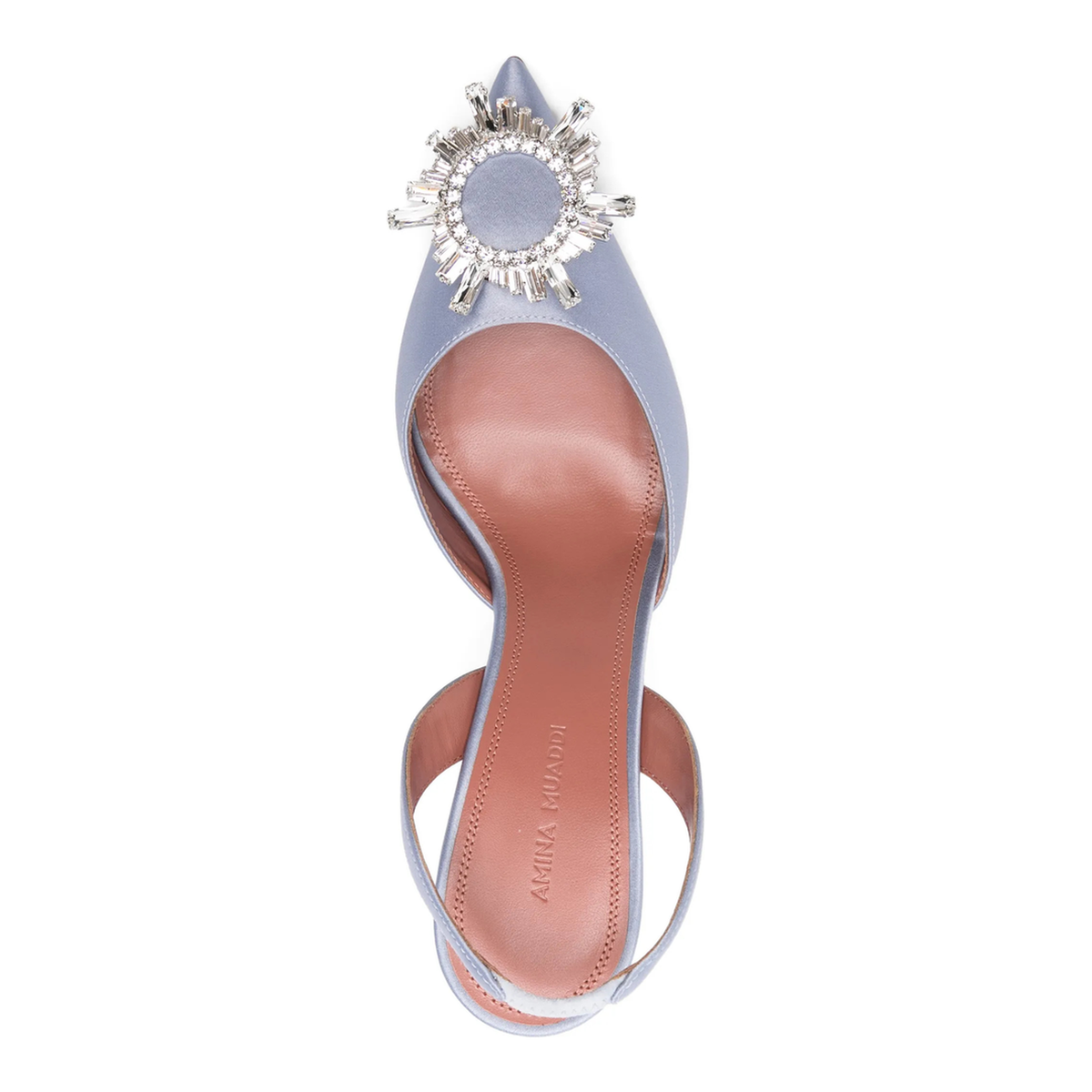 MAYFEYR - Amina Muaddi - With Heel Begum Slingbacks - BEGUMSLING95LILACGREY