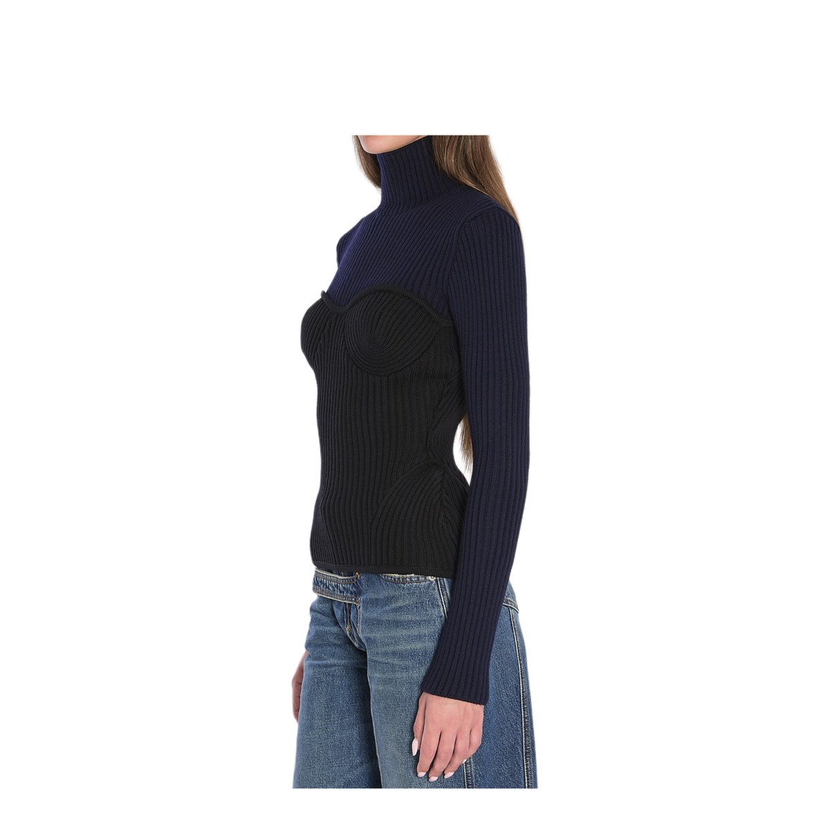 MAYFEYR - Jean Paul Gaultier - Ribbed Knit Pullover - WPO005K0015900